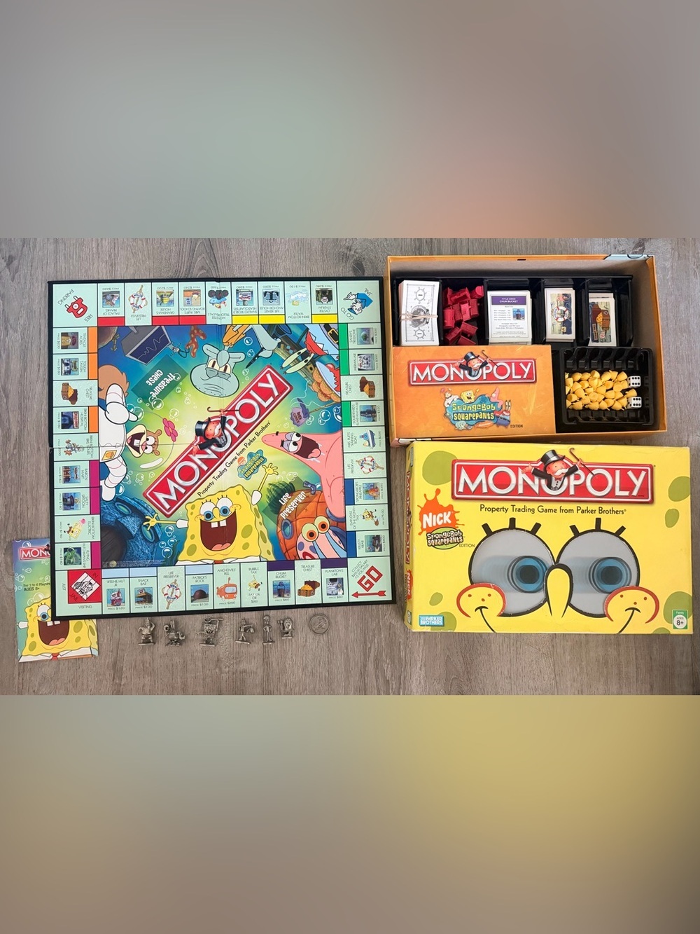 SpongeBob SquarePants Edition Monopoly Board Game Nickelodeon 100% complete